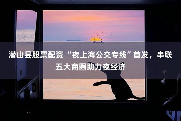 潜山县股票配资 “夜上海公交专线”首发，串联五大商圈助力夜经济