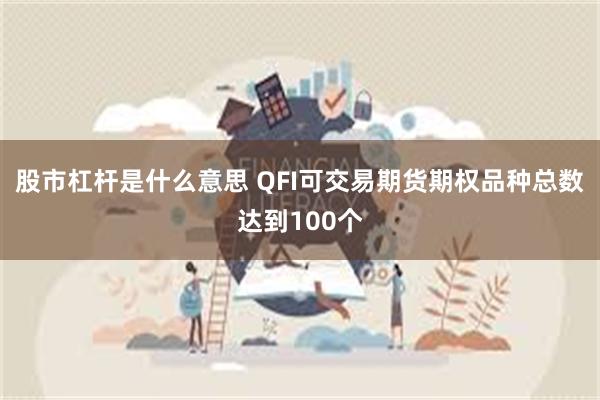 股市杠杆是什么意思 QFI可交易期货期权品种总数达到100个