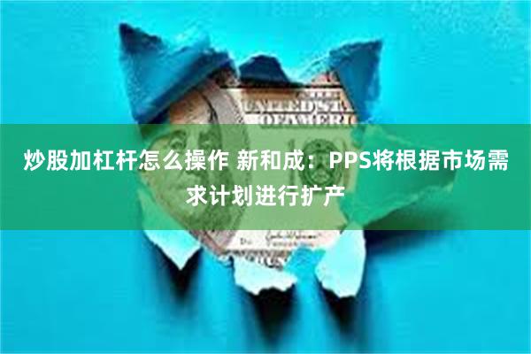 炒股加杠杆怎么操作 新和成：PPS将根据市场需求计划进行扩产